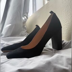 Franco Sarto Elegant Black Block Heels